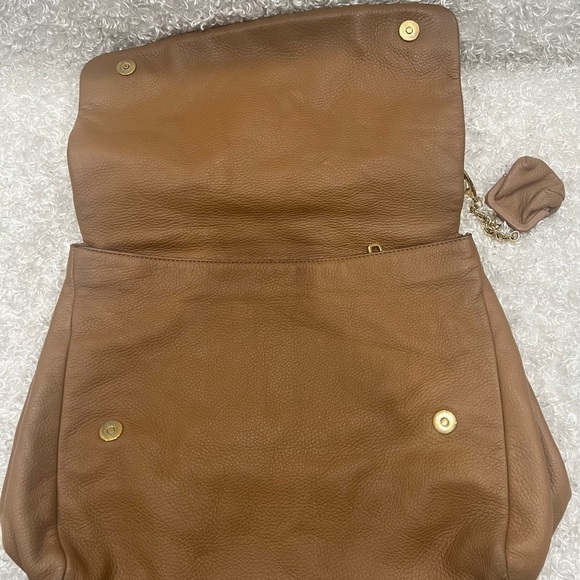 Dolce & Gabbana Miss Sicily Camel Brown Deerskin Leather Purse - Picture 7 of 15